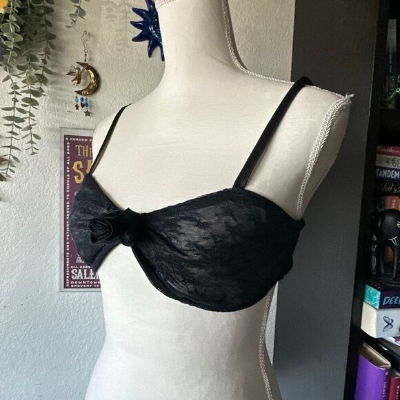 Lioness Size XL navy blue Lace Bralette NWOT - Picture 2 of 4